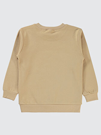 Civil Girls Kız Çocuk Sweatshirt 2-5 Yaş  Yulaf Sütü