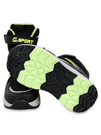 Civil Boots Erkek Çocuk Bot 31-35 Numara Siyah