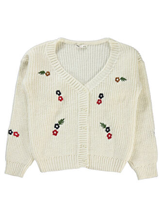 Civil Girls Kız Çocuk Hırka 10-13 Yaş Ekru