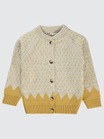 Civil Girls Kız Çocuk Hırka 2-5 Yaş Hardal