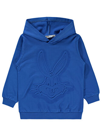 Bugs Bunny Erkek Çocuk Sweatshirt 2-5 Yaş Saks Mavisi