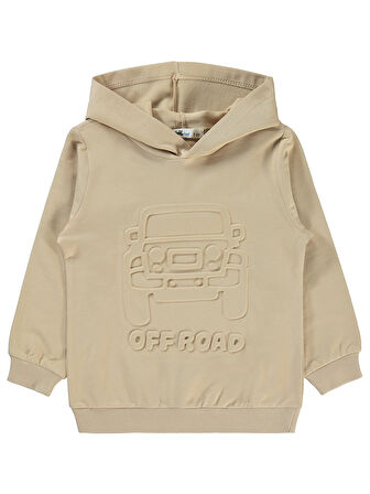 Civil Boys Erkek Çocuk Sweatshirt 2-5 Yaş Taş Rengi