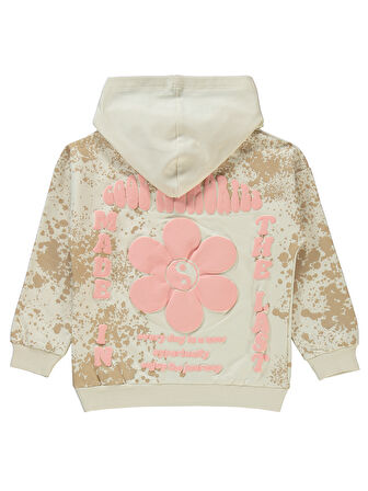 Civil Girls Kız Çocuk Sweatshirt 6-9 Yaş Fil Dişi