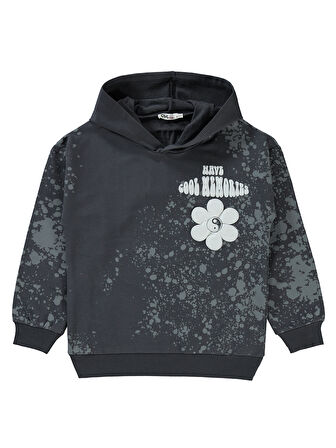 Civil Girls Kız Çocuk Sweatsihrt 10-13 Yaş Füme