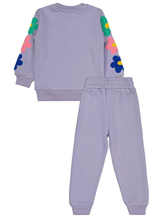 Civil Girls Papatya Süzene 2-5 Yaş Eşofman Takımı - Lila 2-3 Yaş