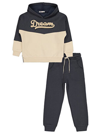 Civil Girls Dream Baskılı 6-9 Yaş Eşofman Takımı - Gri 8-9 Yaş