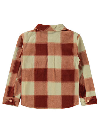 Civil Boys Erkek Çocuk Gömlek 10-13 Yaş Koyu Bakır