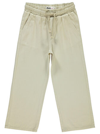 Civil Girls Kız Çocuk Pantolon 6-9 Yaş  Bej