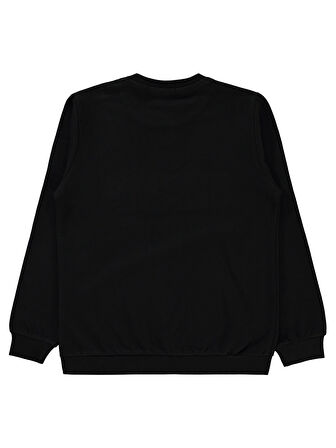 Civil Boys Erkek Çocuk Sweatshirt 10-13 Yaş Siyah