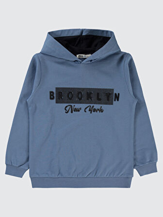 Civil Boys Erkek Çocuk Sweatshirt 6-9 Yaş İndigo