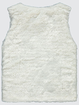 Civil Girls Kız Çocuk Yelek 2-5 Yaş Ekru