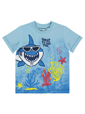 Civil Boys Erkek Çocuk Tişört 2-5 Yaş Mavi 