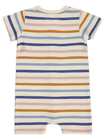 Civil Baby Erkek Bebek Patiksiz Tulum 6-18 Ay Fildişi