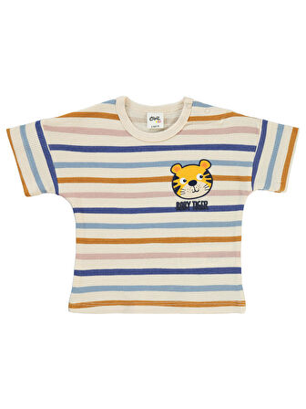 Civil Baby Erkek Bebek Tişört 6-18 Ay Fil Dişi