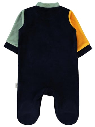 Civil Baby Erkek Bebek Patikli Tulum 1-6 Ay Lacivert