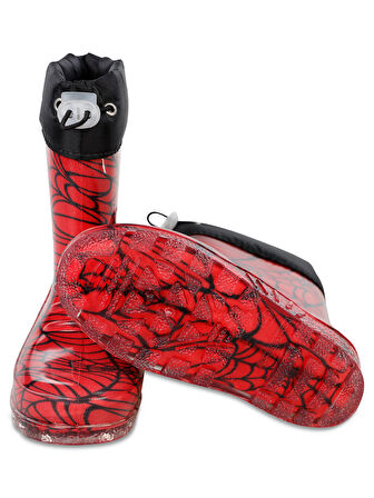 Civil Boots Erkek Çocuk Çizme 30-36 Numara Kırmızı