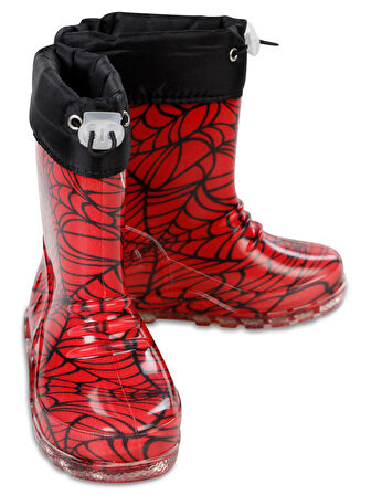 Civil Boots Erkek Çocuk Çizme 30-36 Numara Kırmızı