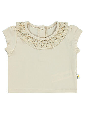 Civil Baby Kız Bebek Tişört 6-18 Ay Fil Dişi