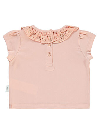 Civil Baby Kız Bebek Tişört 6-18 Ay Pudra
