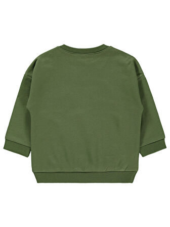 Civil Baby Erkek Bebek Sweatshirt 6-18 Ay Haki