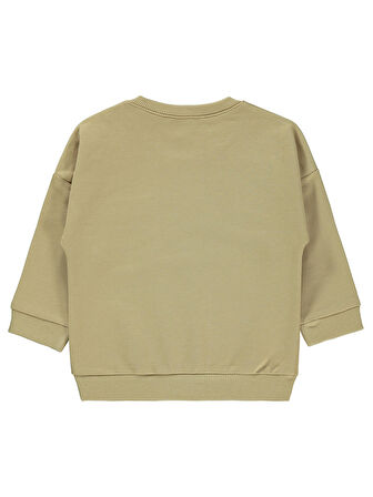 Civil Baby Erkek Bebek Sweatshirt 6-18 Ay Taş Rengi