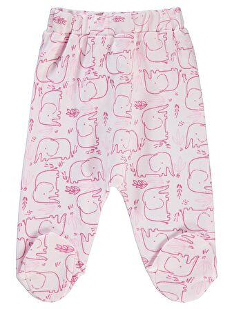 Civil Baby Bebek Patikli Tek Alt 1-6 Ay Pembe