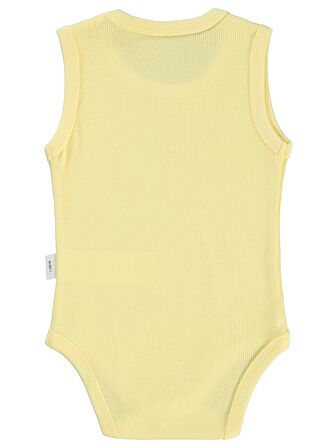 Civil Baby Kız Bebek Çıtçıtlı Badi 1-18 Ay Sarı