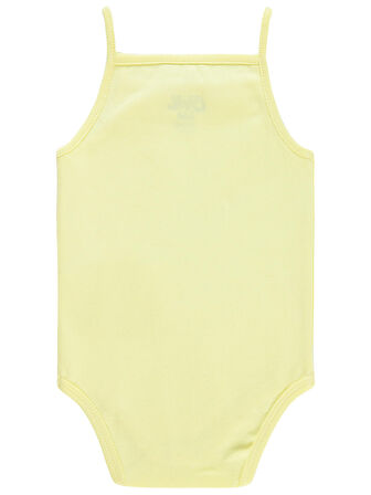 Civil Baby Kız Bebek Çıtçıtlı Badi 12-24 Ay Sarı
