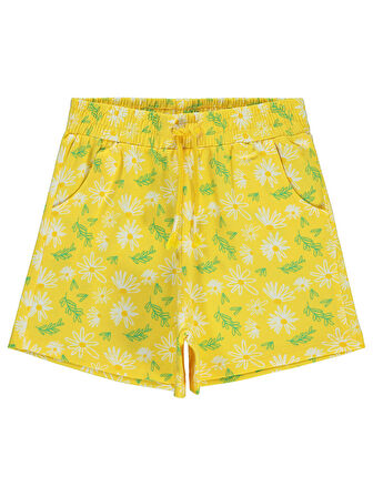 Civil Girls Kız Çocuk Şort 6-9 Yaş Ananas