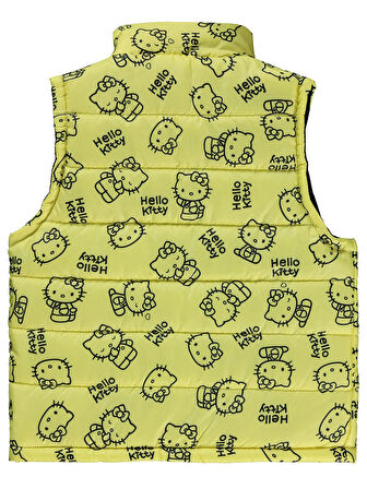 Hello Kitty Kız Çocuk Yelek 2-5 Yaş Sarı