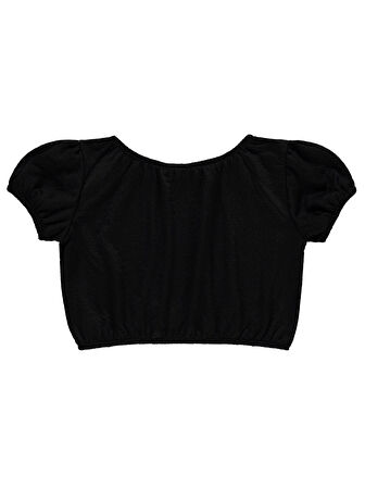 Civil Girls Kız Çocuk Tişört 10-13 Yaş Siyah