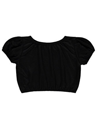 Civil Girls Kız Çocuk Tişört 10-13 Yaş Siyah