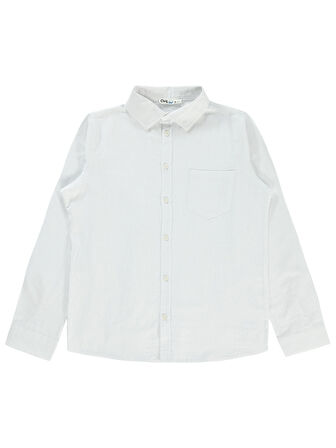Civil Boys Erkek Çocuk Gömlek 10-13 Yaş Beyaz