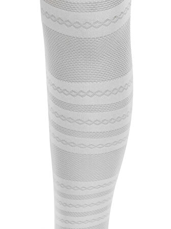 Civil Girls Kız Çocuk Külotlu Çorap 2-12 Yaş Beyaz