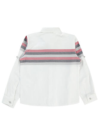 Civil Boys Erkek Çocuk Gömlek 6-9 Yaş Kırmızı