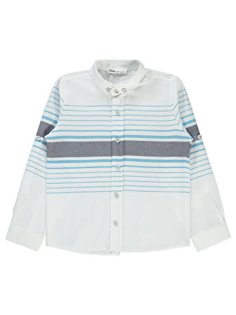 Civil Boys Erkek Çocuk Gömlek 6-9 Yaş Gri