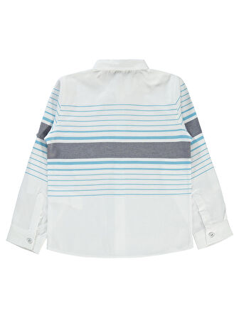 Civil Boys Erkek Çocuk Gömlek 6-9 Yaş Gri