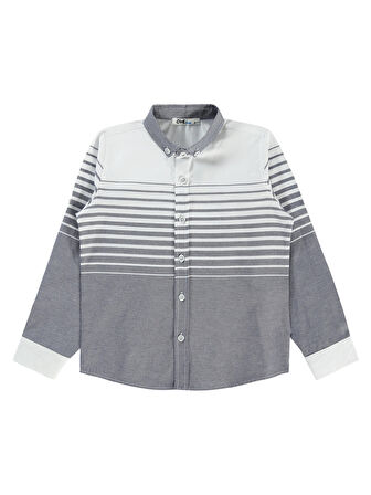 Civil Boys Erkek Çocuk Gömlek 10-13 Yaş Gri