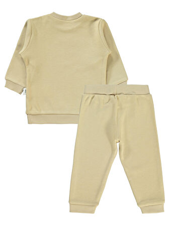 Civil Baby Kız Bebek Takım 6-18 Ay Sütlü Kahve