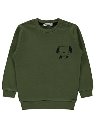 Civil Boys Erkek Çocuk Sweatshirt 2-5 Yaş Haki