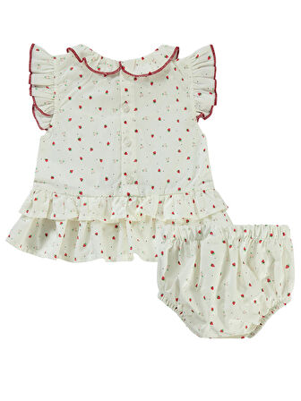 Civil Baby Kız Bebek Takım 6-18 Ay Kırmızı