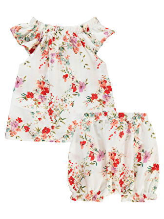 Civil Baby Kız Bebek Takım 6-18 Ay Kırmızı