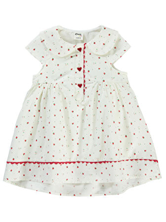 Civil Baby Kız Bebek Elbise 6-18 Ay Kırmızı