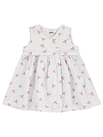 Civil Baby Kız Bebek Elbise 6-18 Ay Mor 