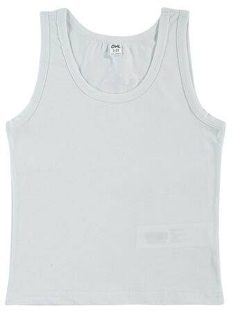 Civil Boys Erkek Çocuk 2'li Atlet Set Yeşil-Beyaz