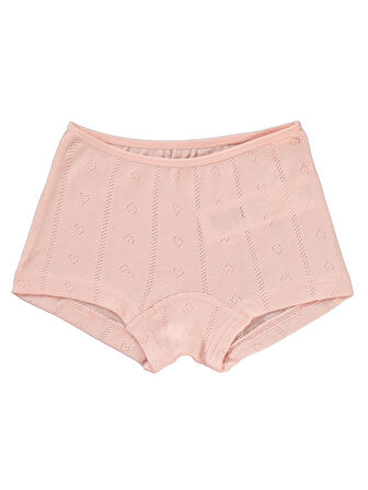 Civil Girls Kız Çocuk  2'li Boxer Set  2-10 Yaş  Ekru-Somon