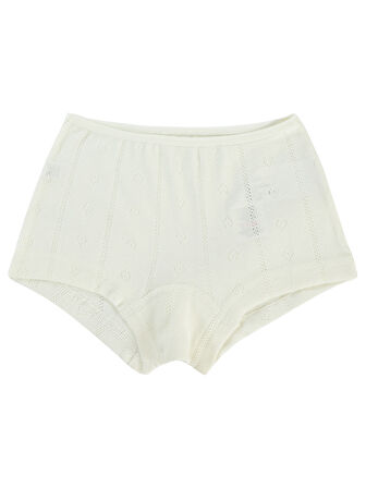 Civil Girls Kız Çocuk 2'li Boxer Set 2-10 Yaş Ekru-Beyaz