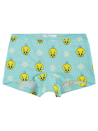 Tweety Kız Çocuk 2'li Boxer Set 2-10 Yaş Mavi