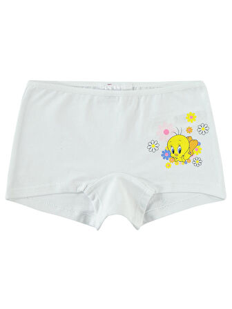 Tweety Kız Çocuk 2'li Boxer Set 2-10 Yaş Mavi