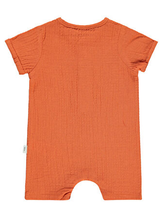 Civil Baby Erkek Bebek Patiksiz Tulum 6-18 Ay Tarçın
